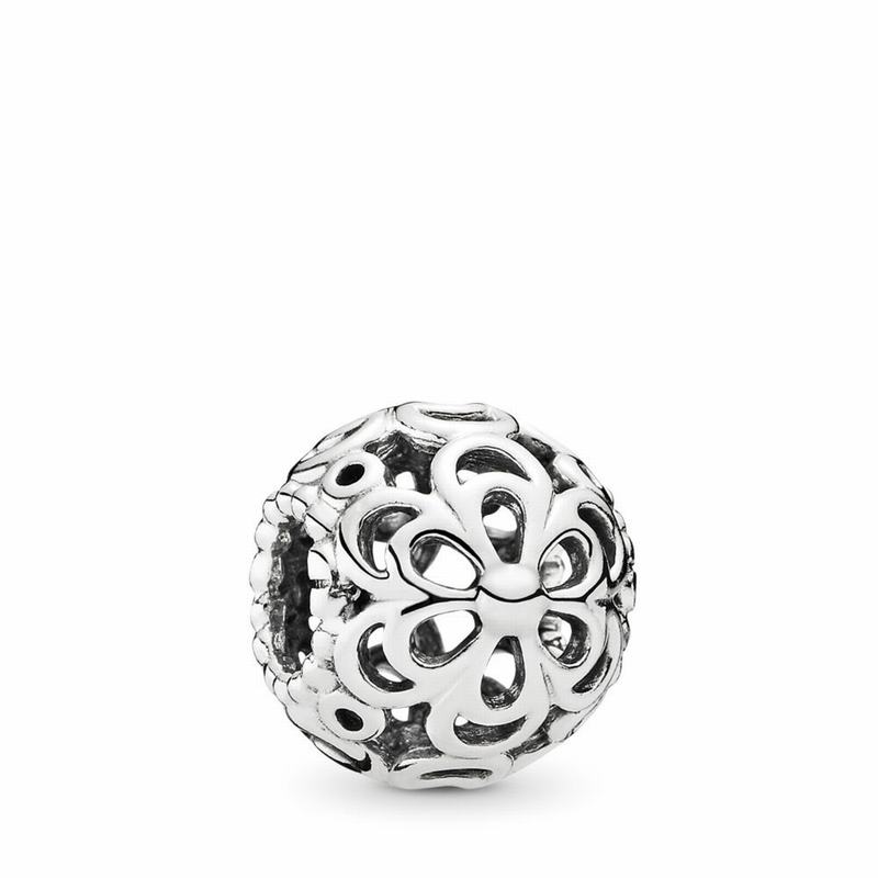 Pandora Australia Picking Daisies Flower Charm - Sterling Silver | SEKDRQ093